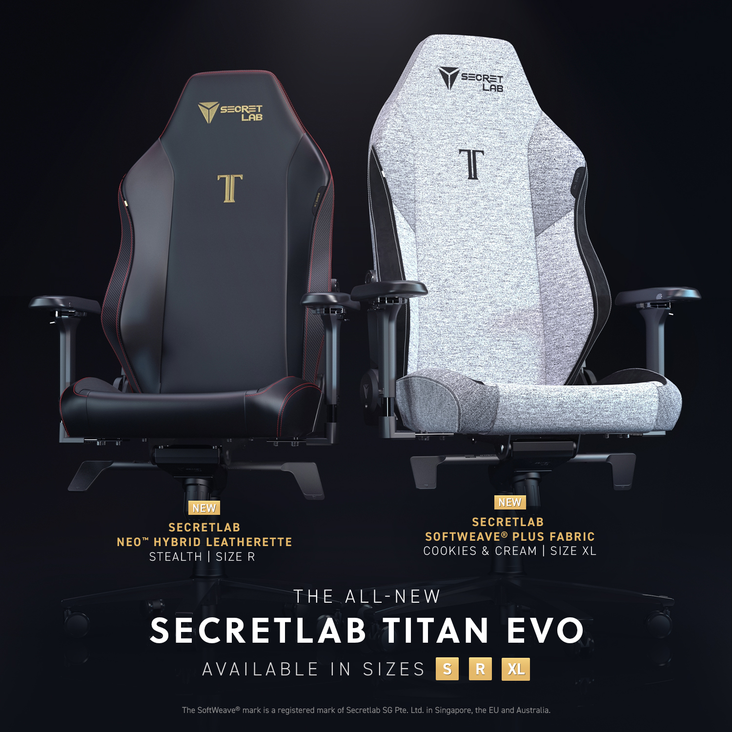 Secretlab Titan Evo gaming chair header visual from its official launch announcement