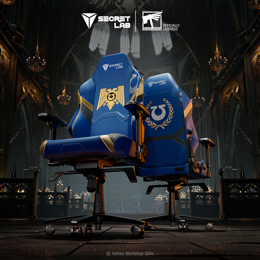 Secretlab TITAN Evo Warhammer 40,000 Ultramarines Edition gaming chair